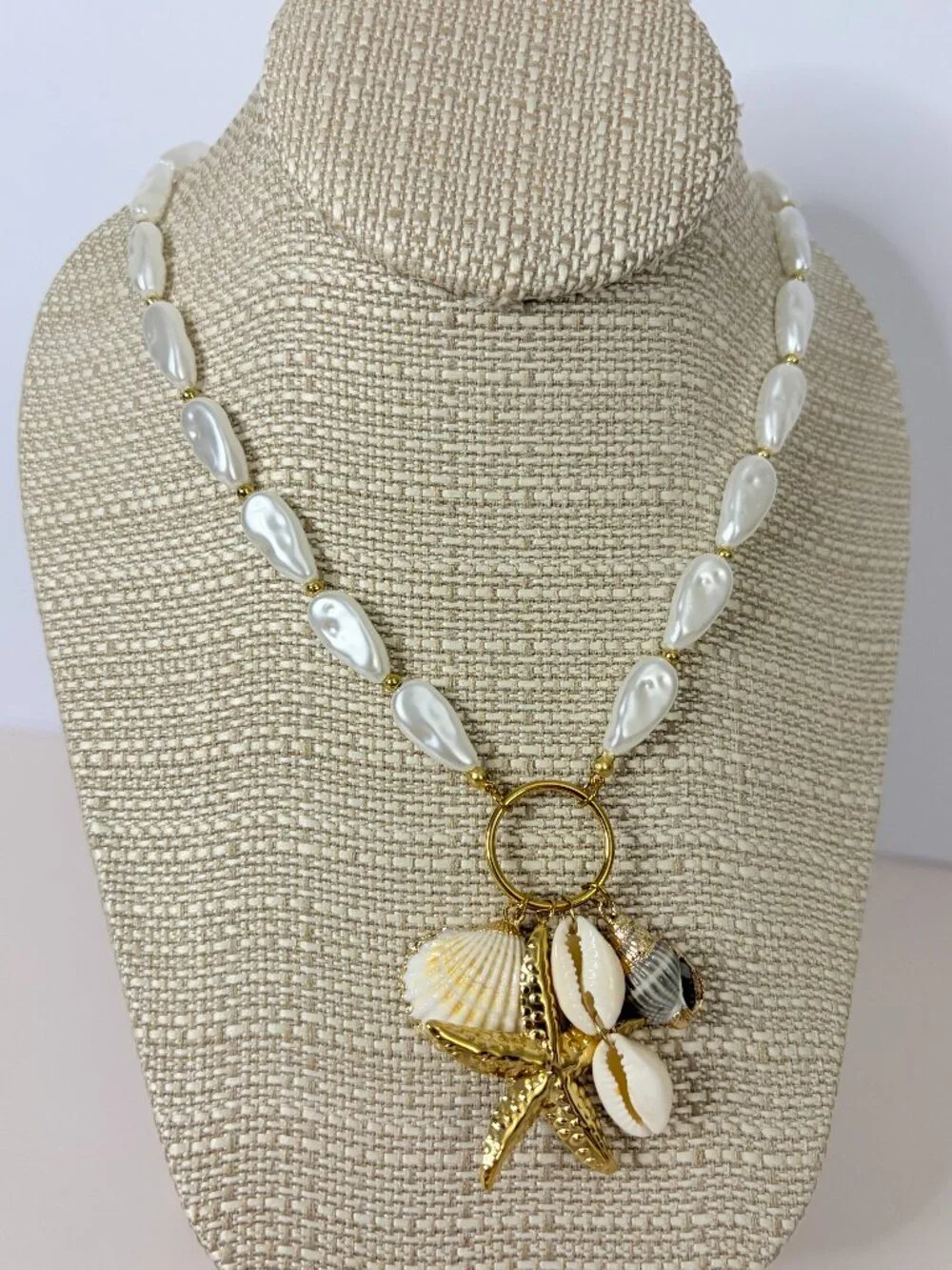Ibiza Necklace | Stainless Steel | Summer Necklace | Natural Seashell